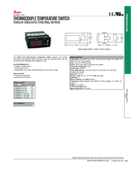Thumbnail of document Brochure - TCS Thermocouple Temperature Switch